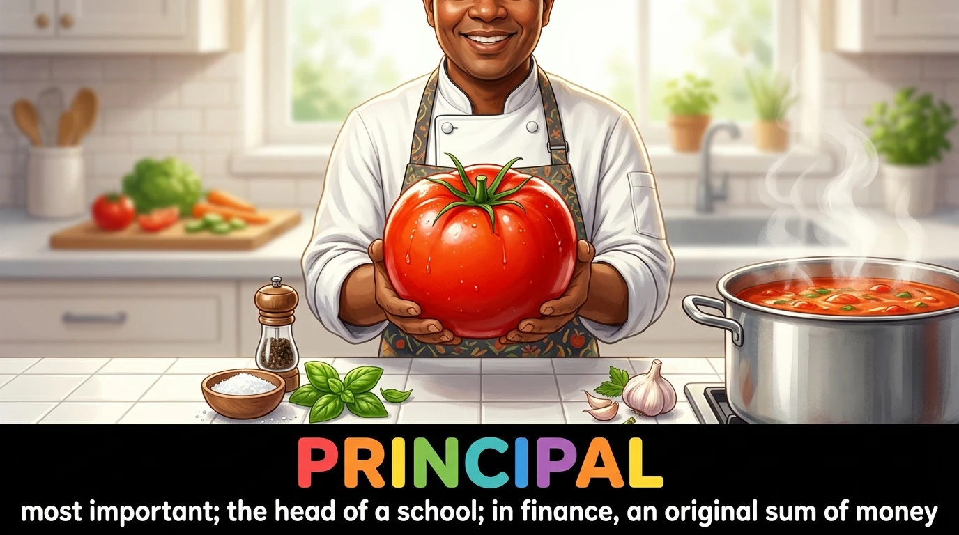 English Illustration for principal